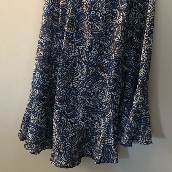 NWT Ava & Aiden blue paisley skirt, size large, new with tags - Picture 4 of 9